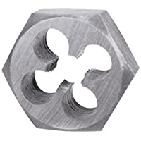 Ruko 267638 Cojinete hexagonal G DIN 382 HSS rectificado (G 3-8 x 19)- Negro- G 3-8